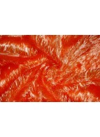 Мех оранжевый с длинным ворсом (тонкий)  (1,6м/1м)