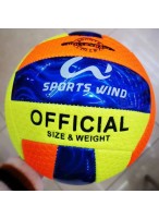 Мяч волейбольный  250г  2304-12  сине-желто-оранжевый