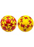 Мяч футбольный  94г  25072-5  (размер 2)  желто-красный  микс