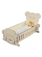 Кроватка для куклы  ВК  11592  "Honey bear"  (дерево)