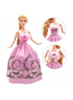 Кукла  ВП  49274  светло-розовое платье  нш