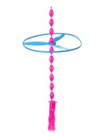 Вертушка с запуском  ВП  C010C  d=13см  розово-голубая