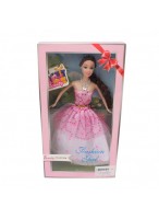 Кукла  ВК  701A  (розовое платье)  (нг)