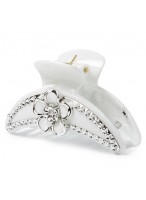 Заколка-краб  НО  "Emily Collection - Lili"  746-244  (белая)