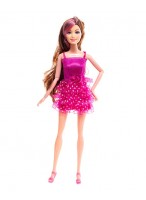 Кукла  ВК  JX300-43  (ярко-розовое платье)  (нш)