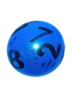 Мяч резиновый  00160  (синий с цифрами)