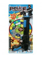 Н-р полицейского  НО  133  (ружье черно-голубое/шары/наручники)