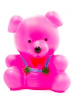 Игрушка для купания  ВП  602  (медведь ярко-розовый)