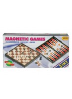 Игра "Шахматы-шашки-нарды"  ВК  9831  (магнитные)
