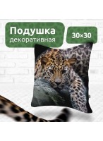 Подушка декоративная  0025  Леопард  МТ01071