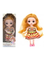 Кукла  ВК  550-712  Мэй  шарнирная  в полоску платье