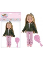 Кукла  ВП  YL2285K-I  в розовых брюках  32 см