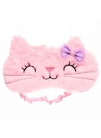 Повязка на глаза для сна Dark sleep - Kitty Lola  646-421  розовая