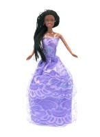 Кукла  ВП  2629-2  фиолетовое платье