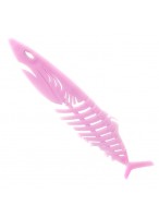 Тянучка-браслет  Акула  антистресс  357-1  светло-розовая