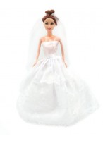 Кукла  ВП  2626  (невеста/белое платье)