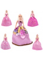 Кукла  ВП  32432  розовое платье  микс  тт