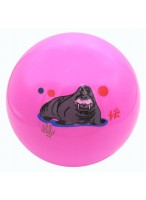 Мяч резиновый  0022  550-6412  розовый  морж