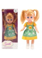 Кукла  ВК  T4574  жёлто-зелёное платье