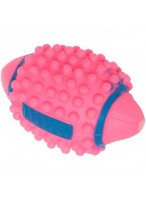 Игрушка для собаки  "Мяч-Американский футбол"  SC-019  (с пищалкой/розовый)