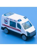 Модель-авто  ВП  49353  1:64  спец. служба  скорая помощь  белая  БИН