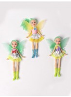 Кукла  "Фея"  ВП  200241155  (зелёное  платье/с крыльями/микс)