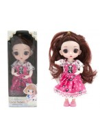 Кукла  ВК  550-712  Мэй  шарнирная  ярко-розовое платье
