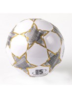 Мяч футбольный  272г  554-4  белый  серебряная звезда
