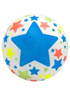 Мяч резиновый  0022  G20627  синий  Звезды