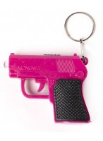 Брелок  Пистолетик  40409  свет.  розовый