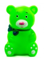 Игрушка пластизолевая  ВП  K8149  (медведь зелен./пищалка)
