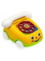 Телефон  ЗВП  48225  на веревке  звонок  жёлтый