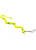 Змея-тянучка  0026  кобра  желтая  с подвеской  микс