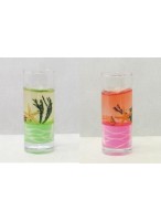 Свеча гелевая 05CG010 "Морское дно" в стакане (16,8см) (3 вида) PVC Свеча гелевая 05CG010 "Морское дно" в стакане (16,8см) (3 вида) PVC