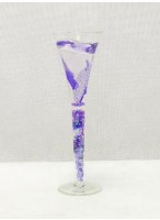 Свеча гелевая 05CG019 "Иллюзия" в фужере (25см) PVC