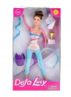 Кукла  ВК  "Defa Lucy"  8352 blue  (гимнастка)  (тт)
