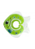 Круг д/купания детей  0046  зеленый  Рыбка