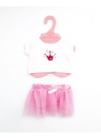 Одежда для куклы 38-43см  "Принцесса"  452146  (юбка и футболка)
