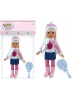 Кукла  ВП  YL2285K-J  в розовой шапочке  32 см