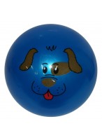 Мяч резиновый  0022  синий  собака с кор. ушами