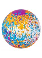 Мяч резиновый  00160  (пляжный/оранжево-фиолетовый)