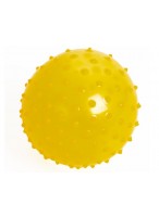 Мяч резиновый с шипами  00100  желтый