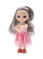 Кукла  ВП  1128-152  (шарнирная)  (светло-розовое платье)