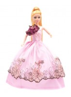 Кукла  ВП  1128-146  (розовое платье)  (нш)
