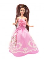 Кукла  ВП  1128-144  (розовое платье)  (нш)