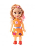 Кукла  ВП  "Amy"  49057  оранж. в цветочек платье