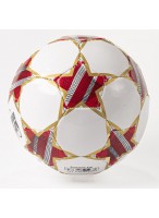 Мяч футбольный  272г  554-4  белый  красная звезда