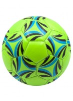 Мяч футбольный  94г  25072-5  (размер 2)  зеленый с голубым  микс
