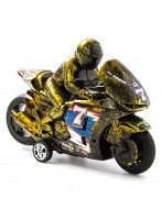 Мотоцикл с мотоциклистом  ИВП  998-14  желтый