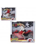 Кукла  ВК  "Defa Lucy"  8459  (на красном мотоцикле)  (нг)